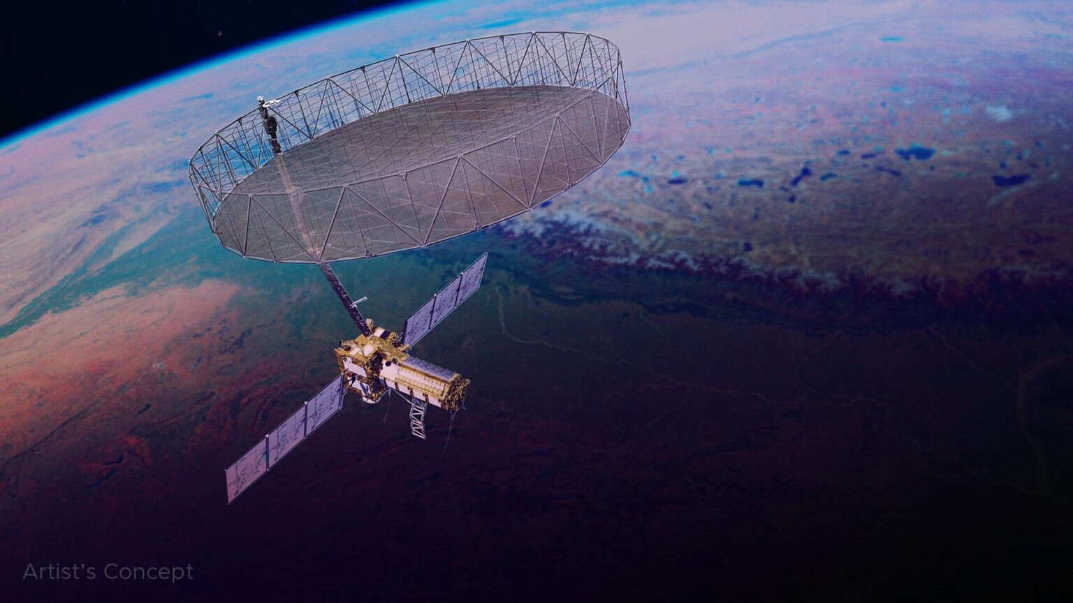 Giant Radar Antenna Reflector on NASA-ISRO Satellite in Full ‘Bloom’