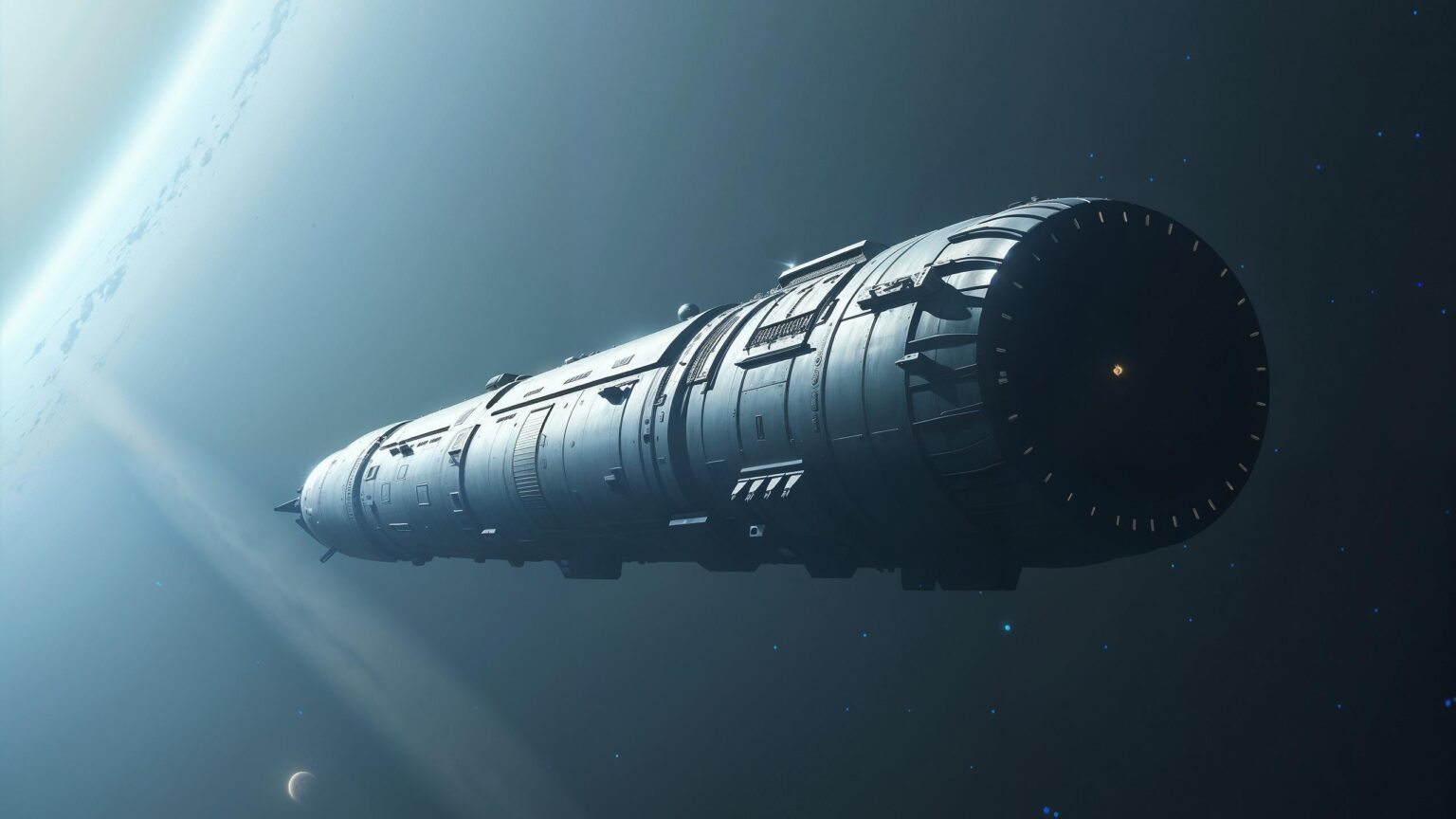 Proposed spacecraft could carry up to 2,400 people on a one-way trip to the nearest star system, Alpha Centauri