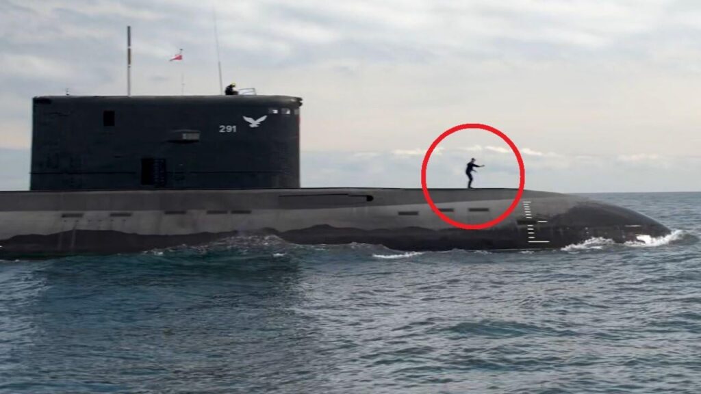 Video of Polish sailor dancing on submarine at sea makes internet waves