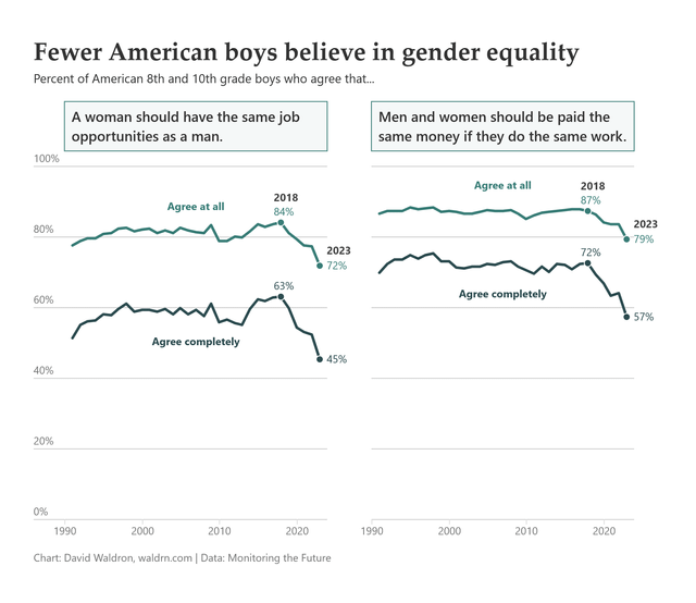 American kids are increasingly anti-feminists (study)