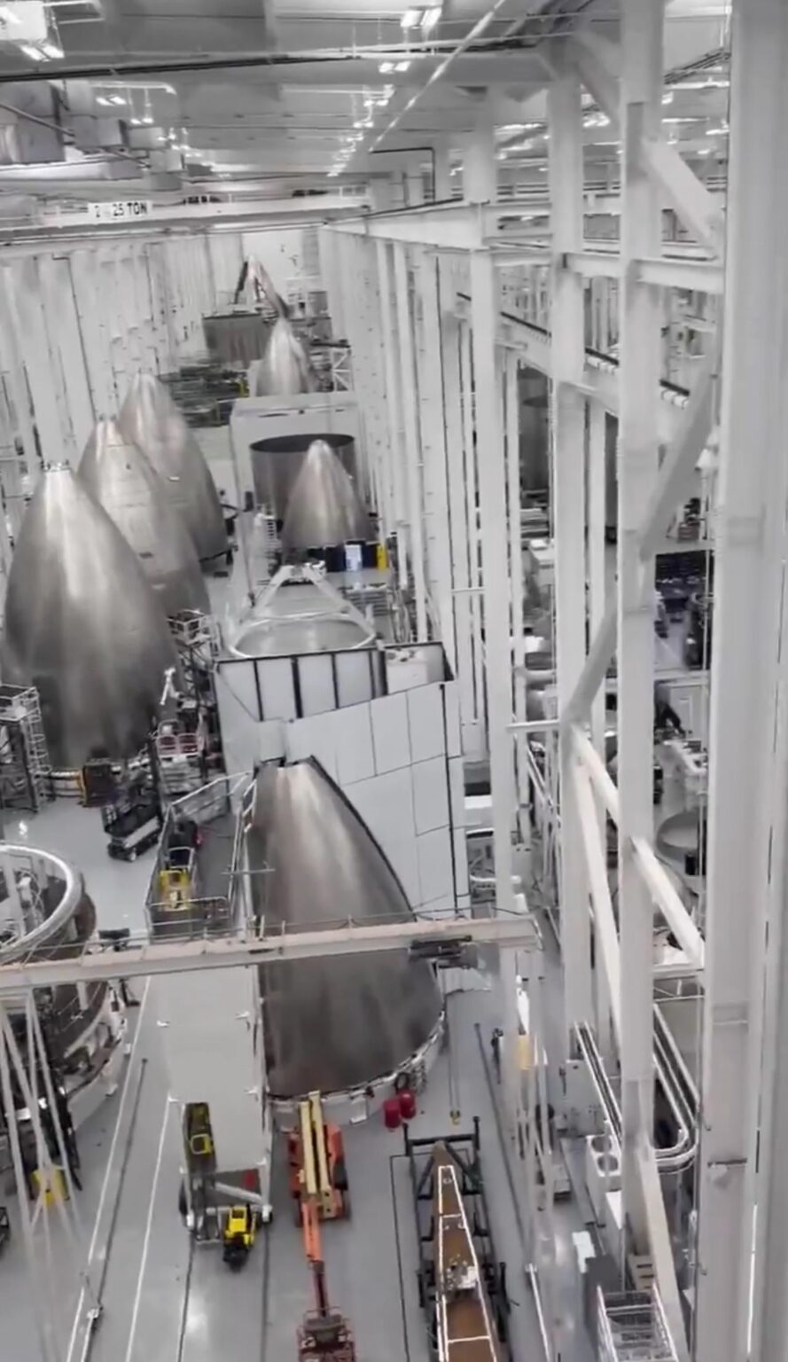 Industrial mass production of Starships at Starbase