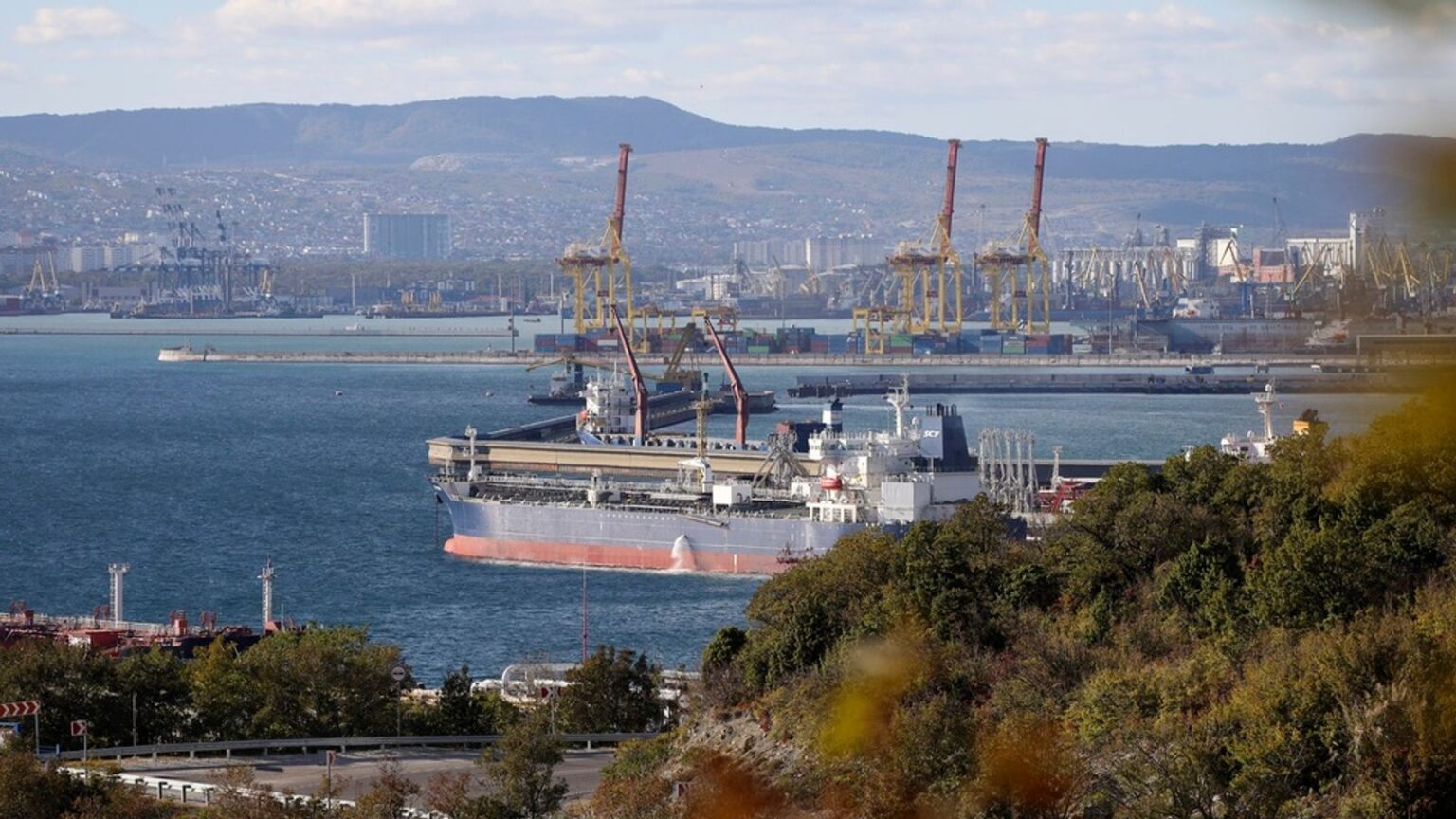 Russia's oil exports shifted from Europe to China and India after boycotts by Ukraine's Western allies. Pic: AP