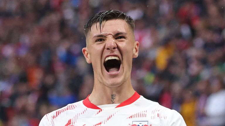 Arsenal considered a move for RB Leipzig's Benjamin Sesko in January