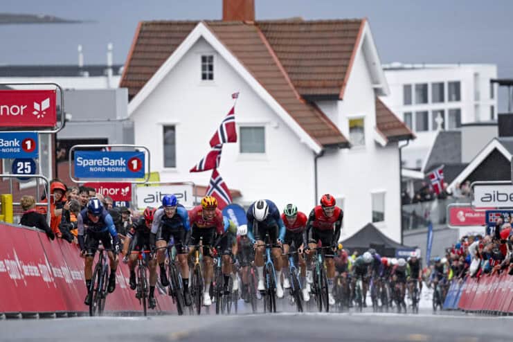 Corbin Strong and Riley Sheehan, Arctic Race of Norway 2025 stage 1