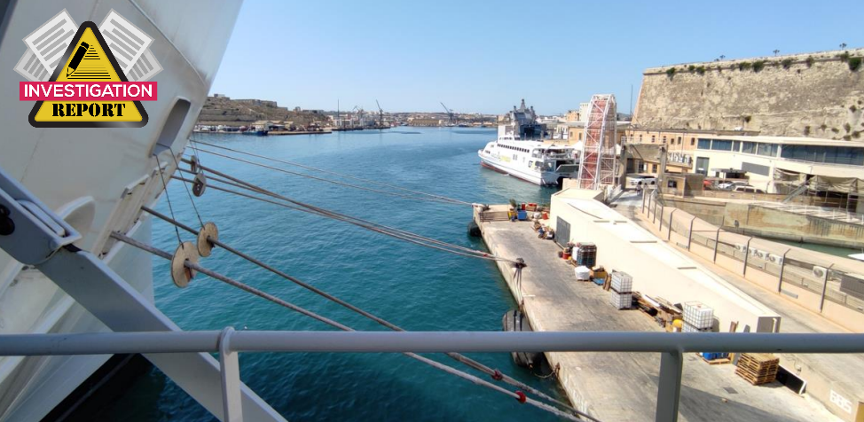 Transport Malta Investigation: Mooring rope failure on passenger vessel