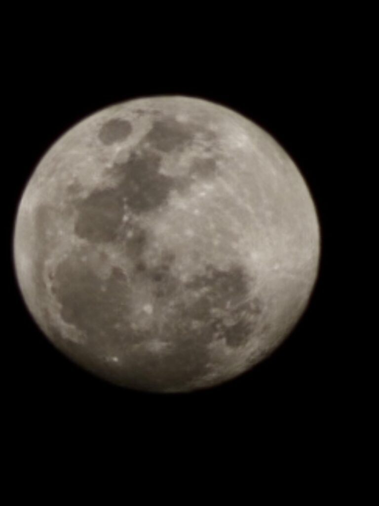 The beautiful moon