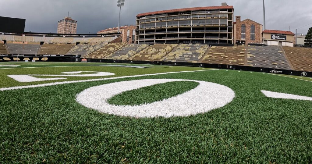 A look at Folsom Field's new turf