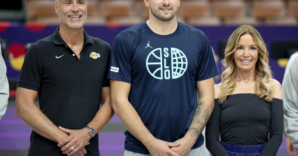Lakers brass supports Luka Doncic by traveling to EuroBasket 2025 Lakers brass supports Luka Doncic by traveling to EuroBasket 2025