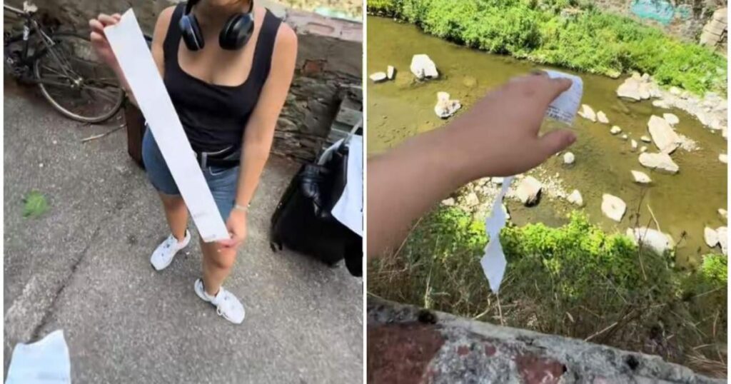 Greek tourists in Italy consulted the chatgpt and threw a fines on a river (vid)