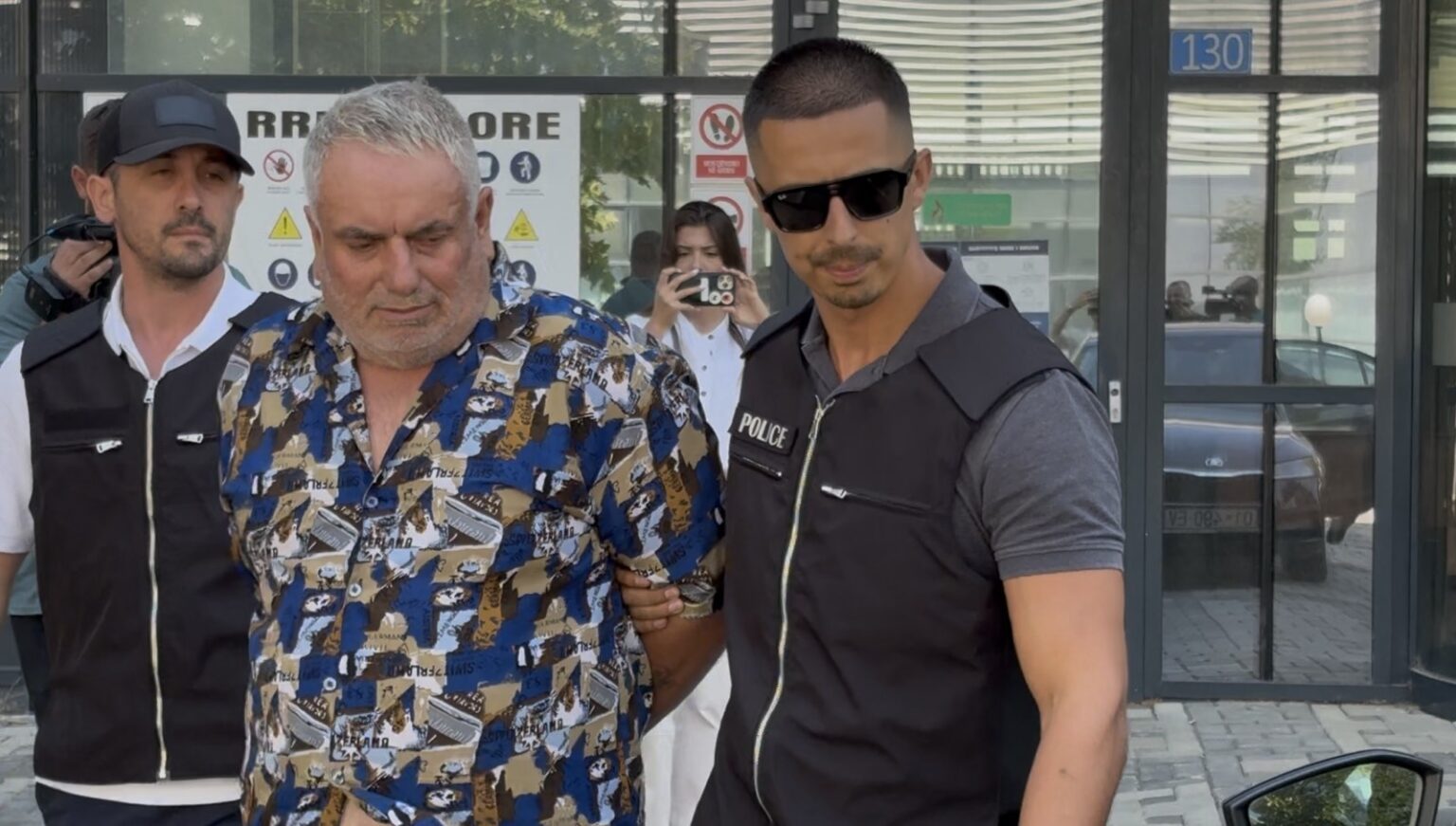 Ramadan Morina after a pre-trial hearing at Prishtina Court on August 13, 2025. Photo: BIRN