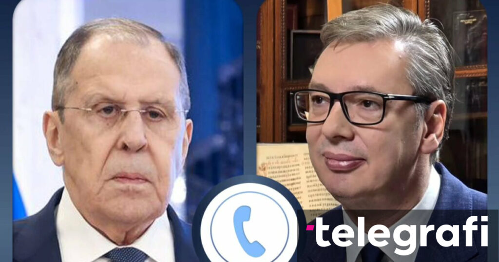Vučić complains to Lavrov about Serbs in Kosovo - Telegraph