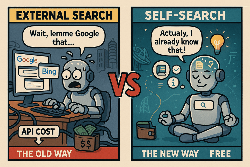 LLMs Don’t Need Search Engines: They Can Search Their Own Brains