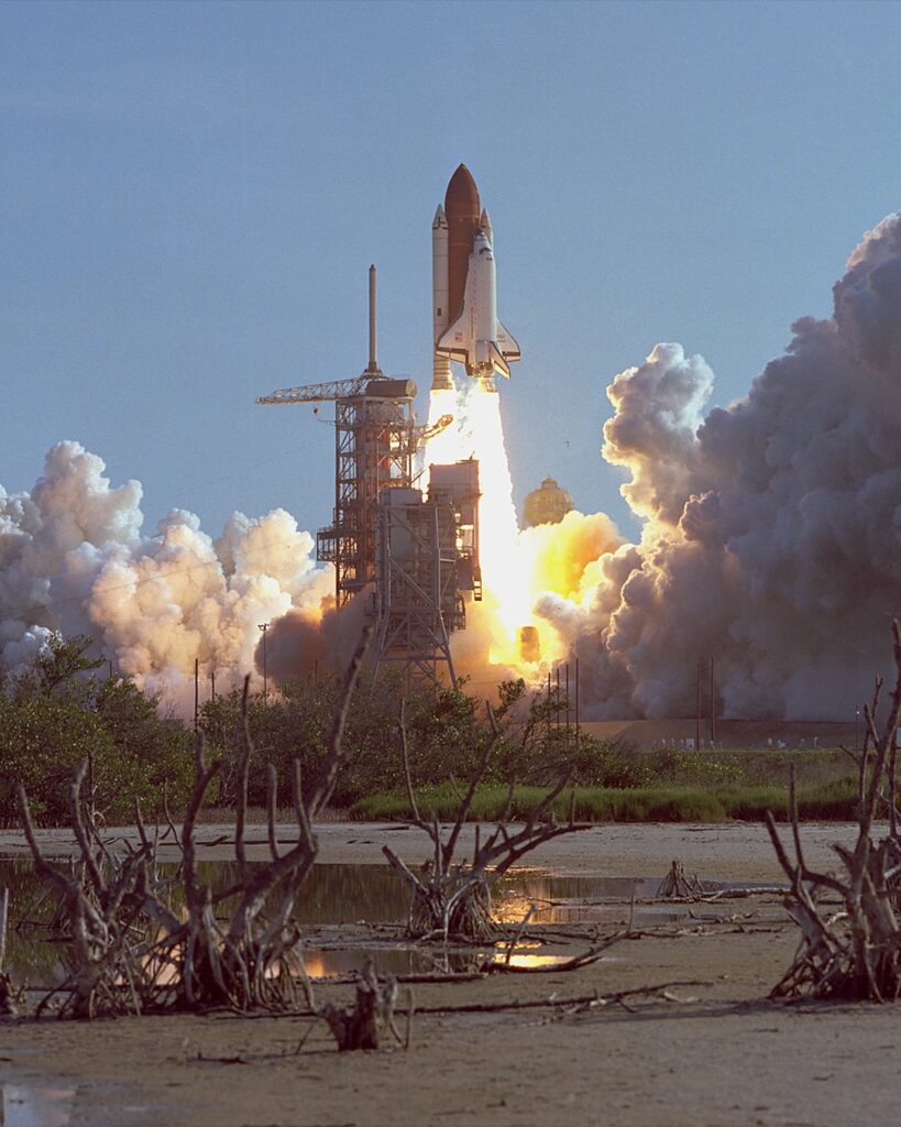 First mission of Space Shuttle Discovery August 30 to September 5, 1984 NASA Photos