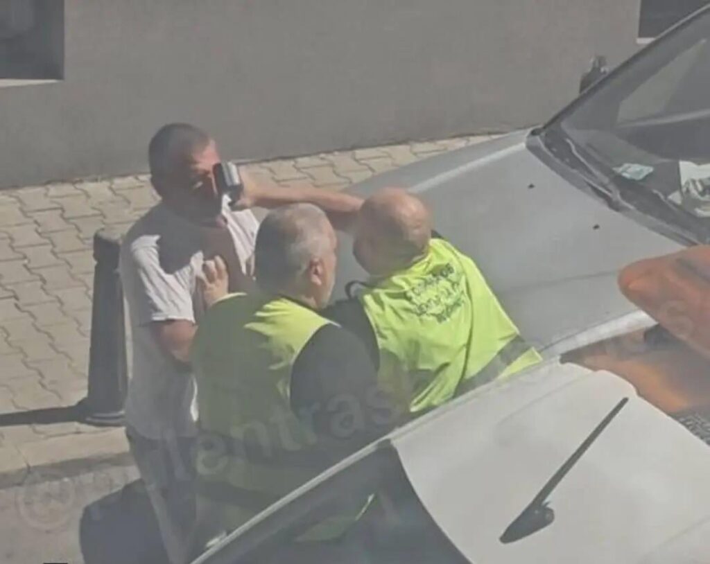 Only in Bulgaria When you do not want to pay the fine you are beating you with the POS terminal: D
