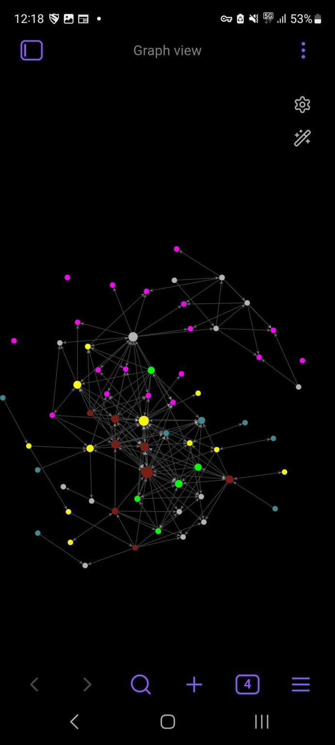 [OC] The cascading file folders naturally became a galaxy