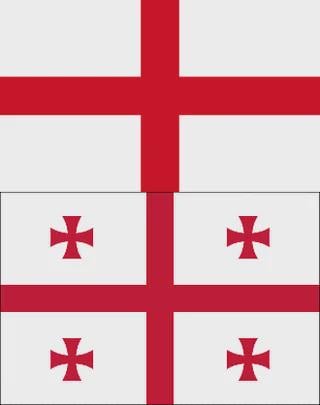 Those flags prove it: Georgia is superior to England!