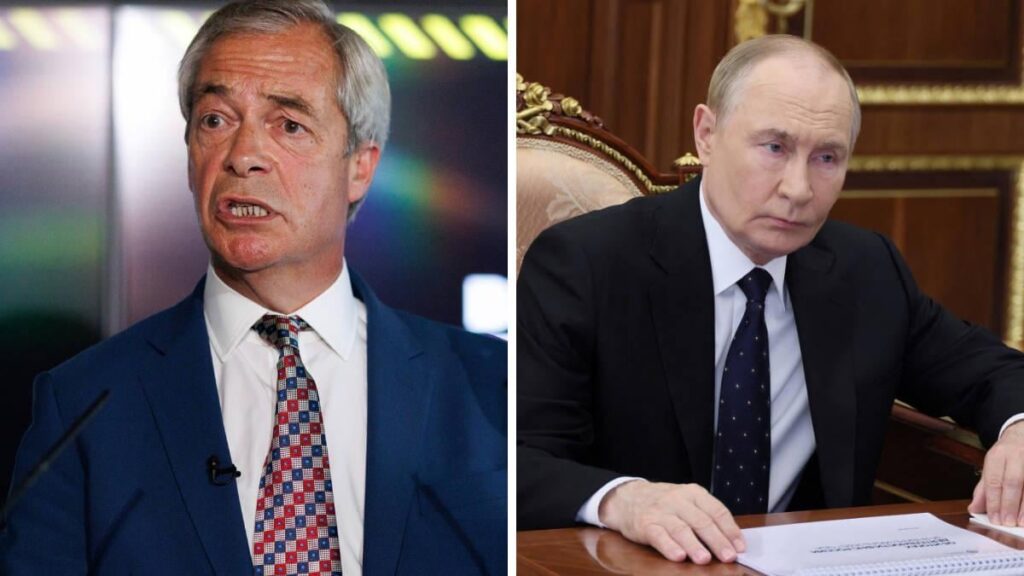 Farage is a 'Putin apologist', Defence Secretary tells LBC ahead of Ukraine peace summit in Alaska