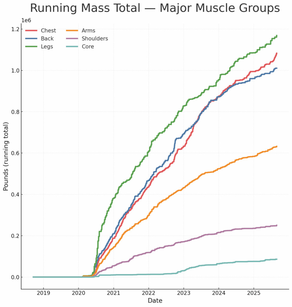700 Workouts Visualized
