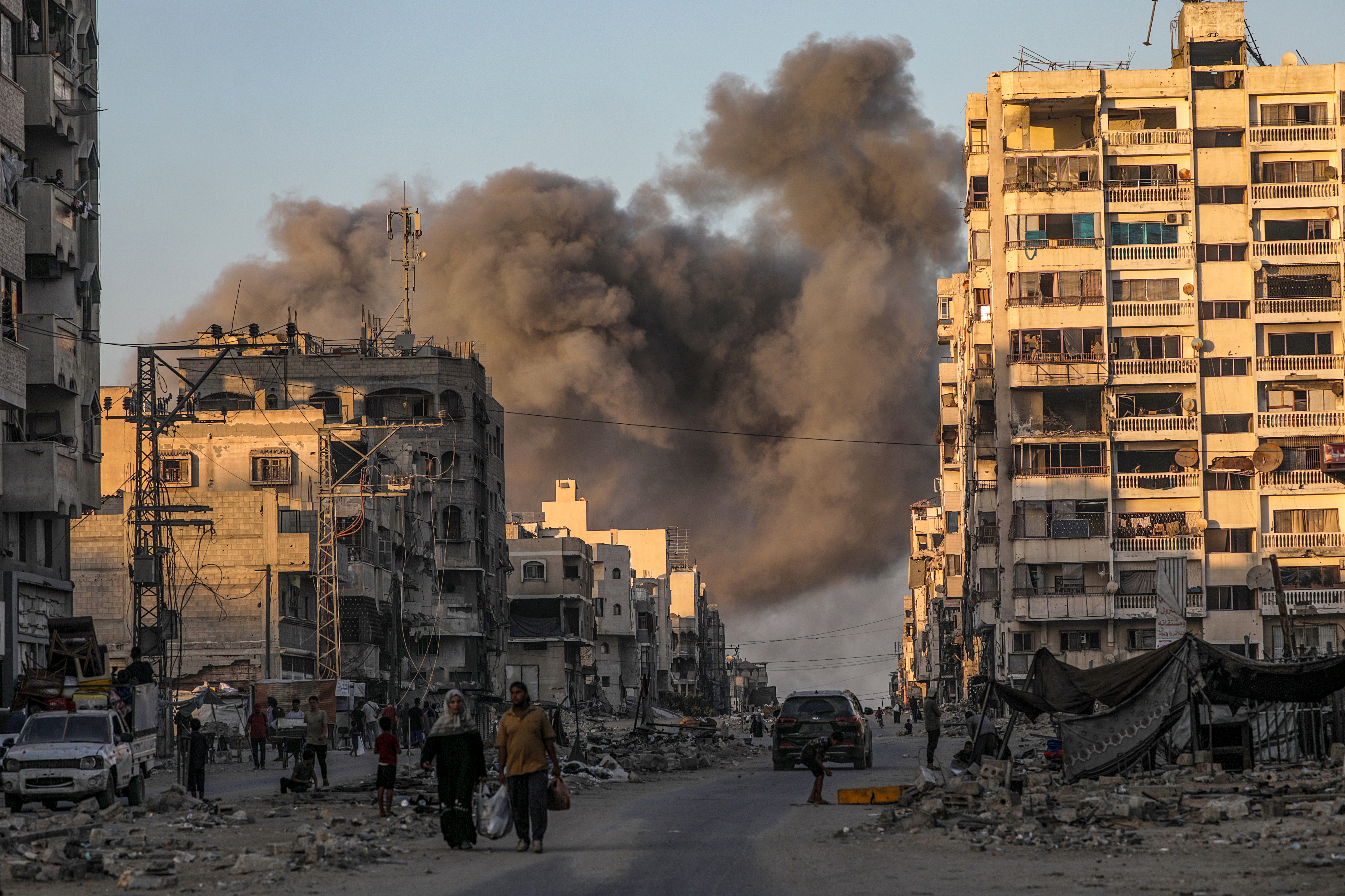 Further strikes have been carried out on Gaza City