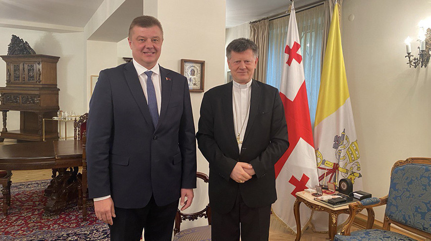 Belarusian ambassador to Georgia meets with Apostolic Nuncio 