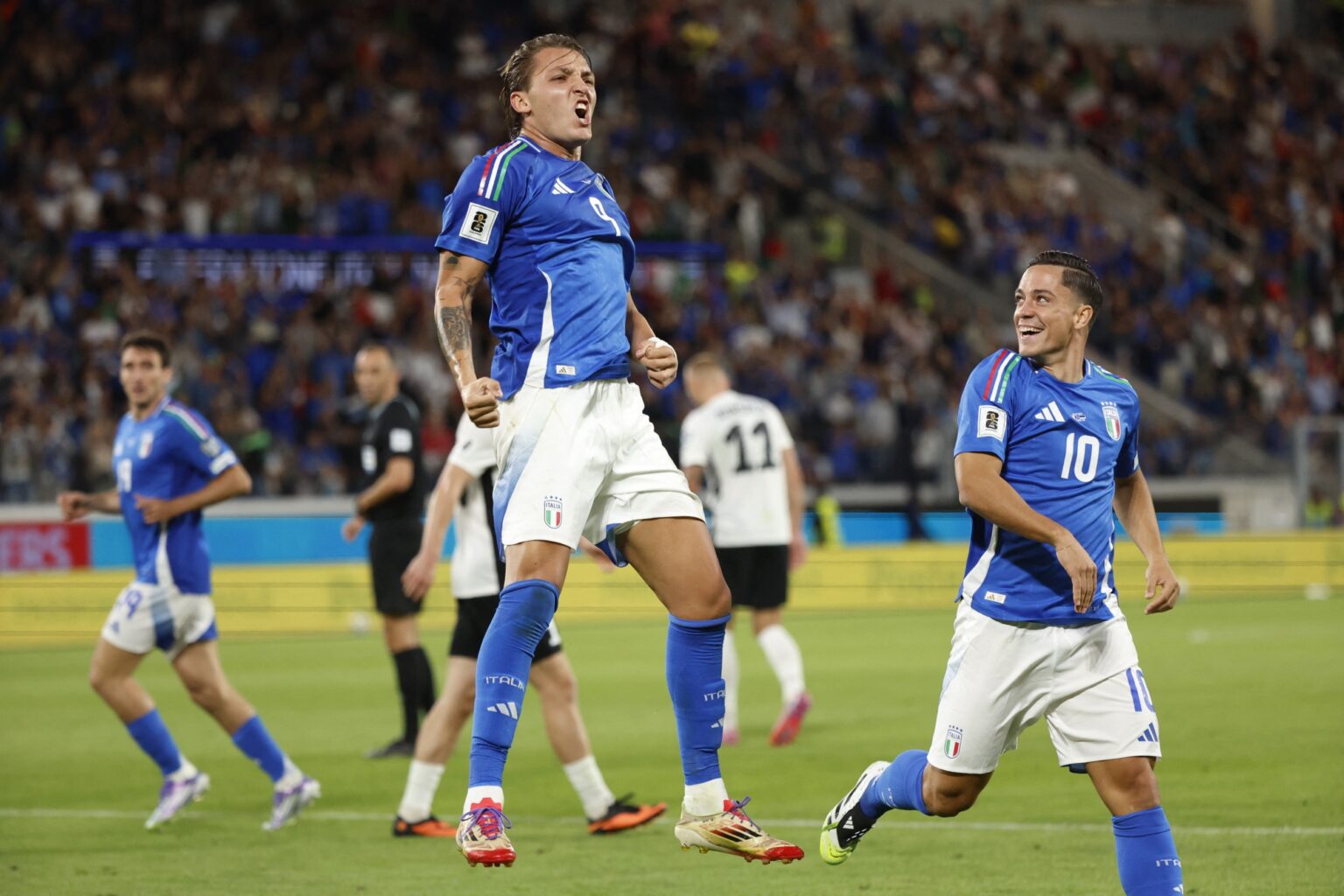 Italy rout Estonia to give Gattuso perfect start, France beat Ukraine