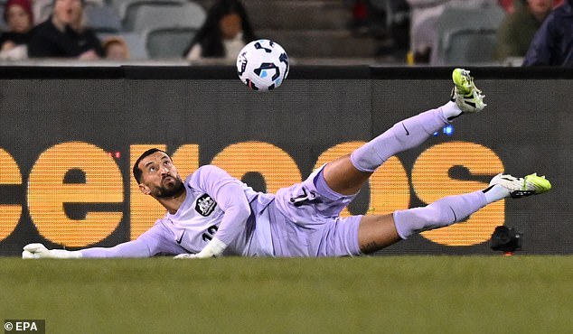 Paul Izzo impressed on debut for the Socceroos and Popovic felt the veteran goalkeeper 'belonged out there'