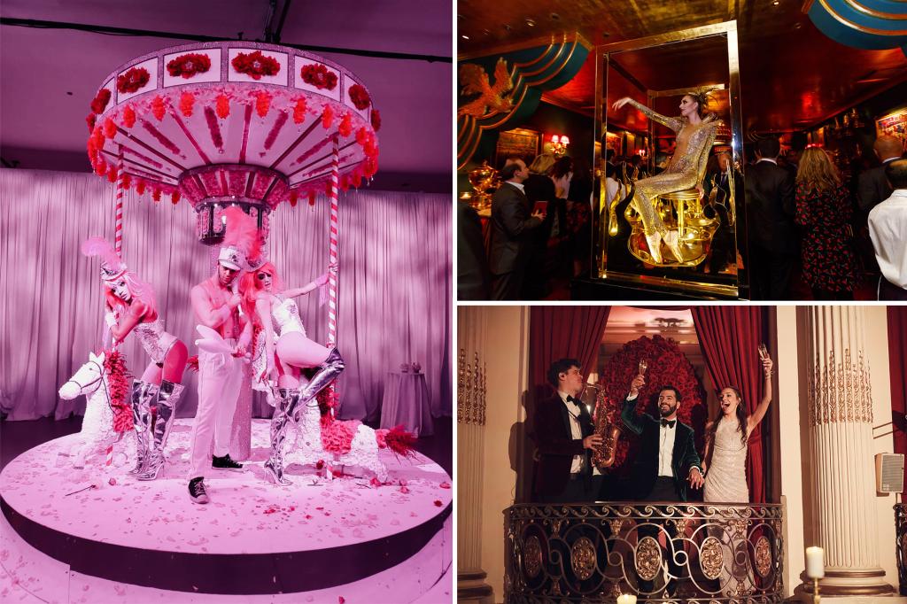 Wealthy New Yorkers are throwing parties as elaborate as Broadway shows