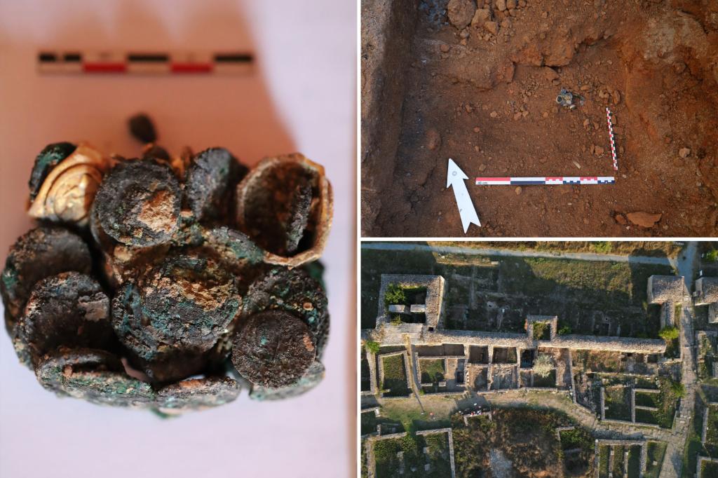 Elite Roman family's ancient treasure unearthed in ruins of fire-scorched dwelling