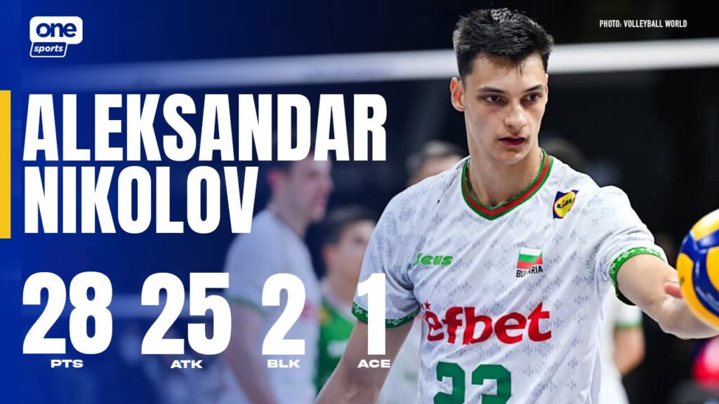 Aleksandar Nikolov erupts for 28 points in Bulgaria’s sweep of Germany | FIVB Highlights Aleksandar Nikolov erupts for 28 points in Bulgaria