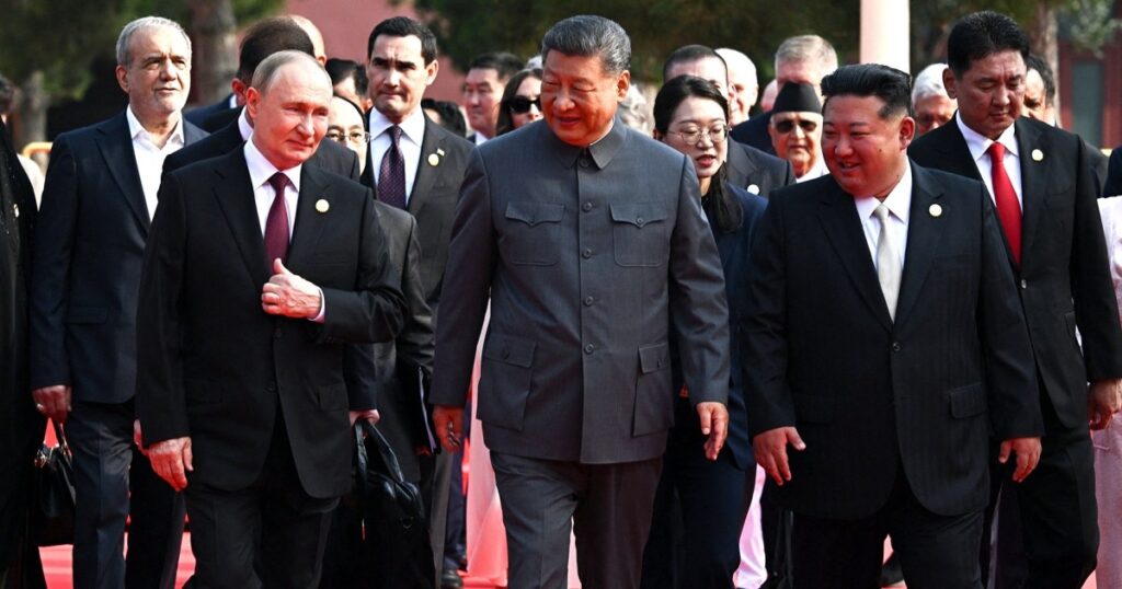 Leaders of Russia, North Korea, Iran Attend China's Military Parade