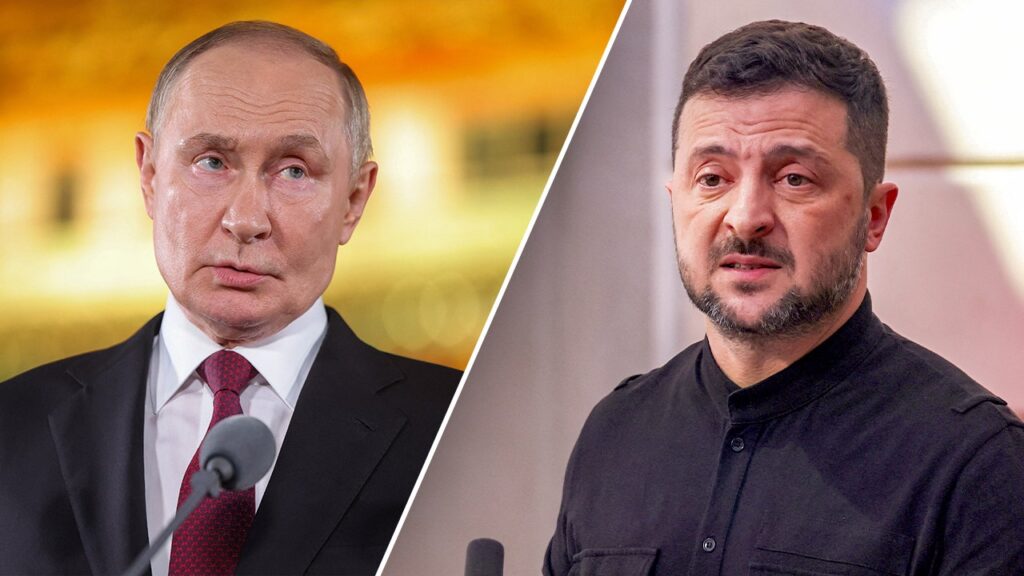Russia rejects foreign troops in Ukraine as world leaders meet with Zelenskyy