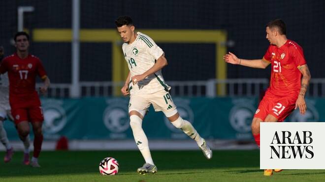 Saudis come from behind to beat North Macedonia 2-1 in friendly in Prague