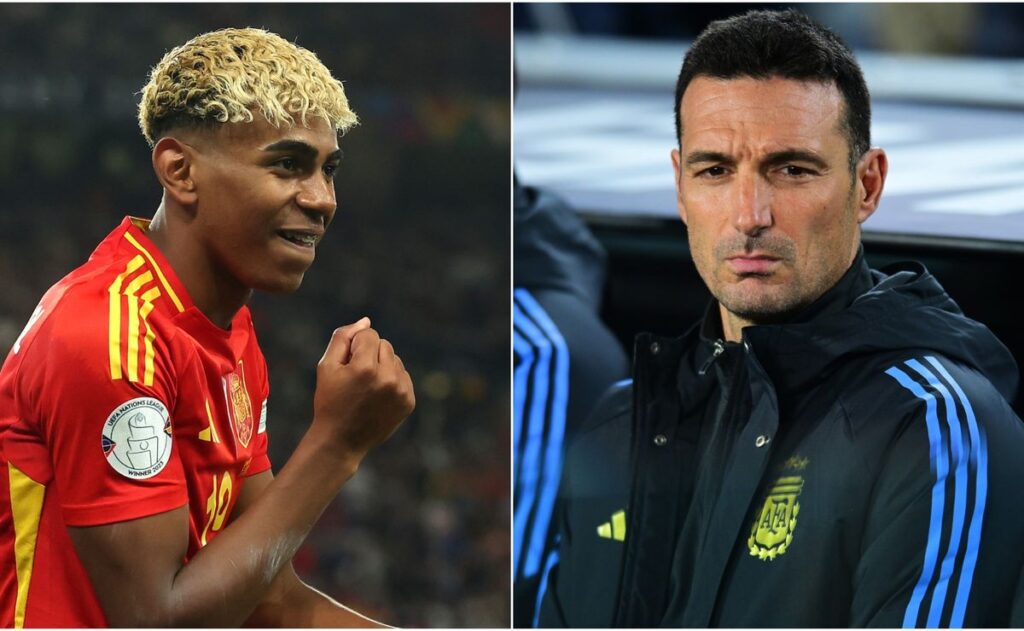 Argentina boss Scaloni full of praise for Lamine Yamal’s Spain ahead of potential Finalissima