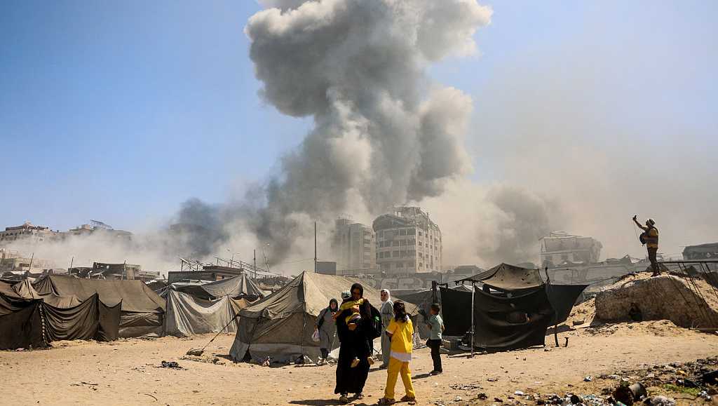 Israeli airstrikes intensify in Gaza City, 32 killed