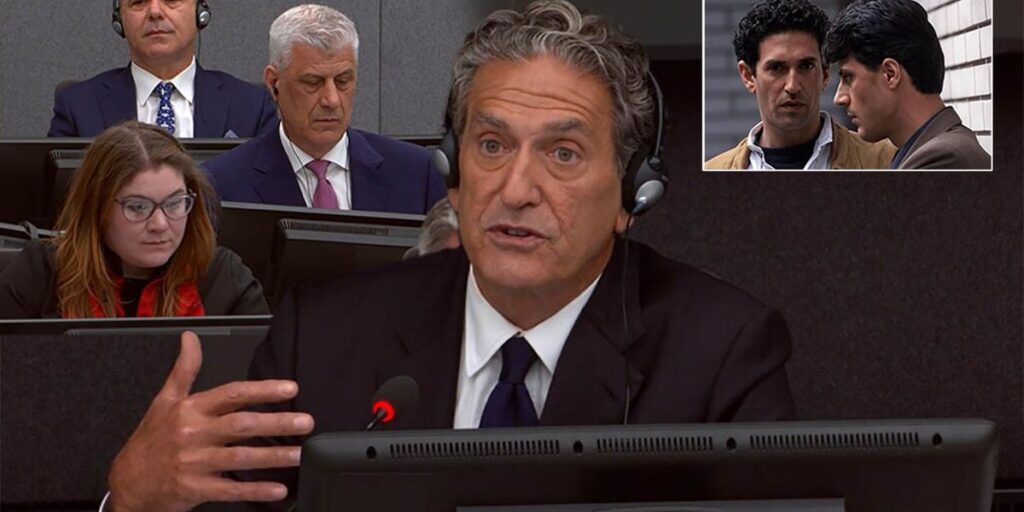 "He challenged the charges in The Hague" - What did James Rubin say and how was his testimony received in Kosovo?