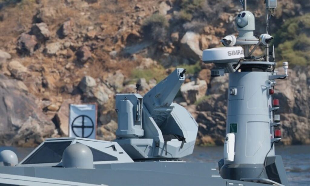 Armed uncrewed surface vehicle completes firing tests in Turkey