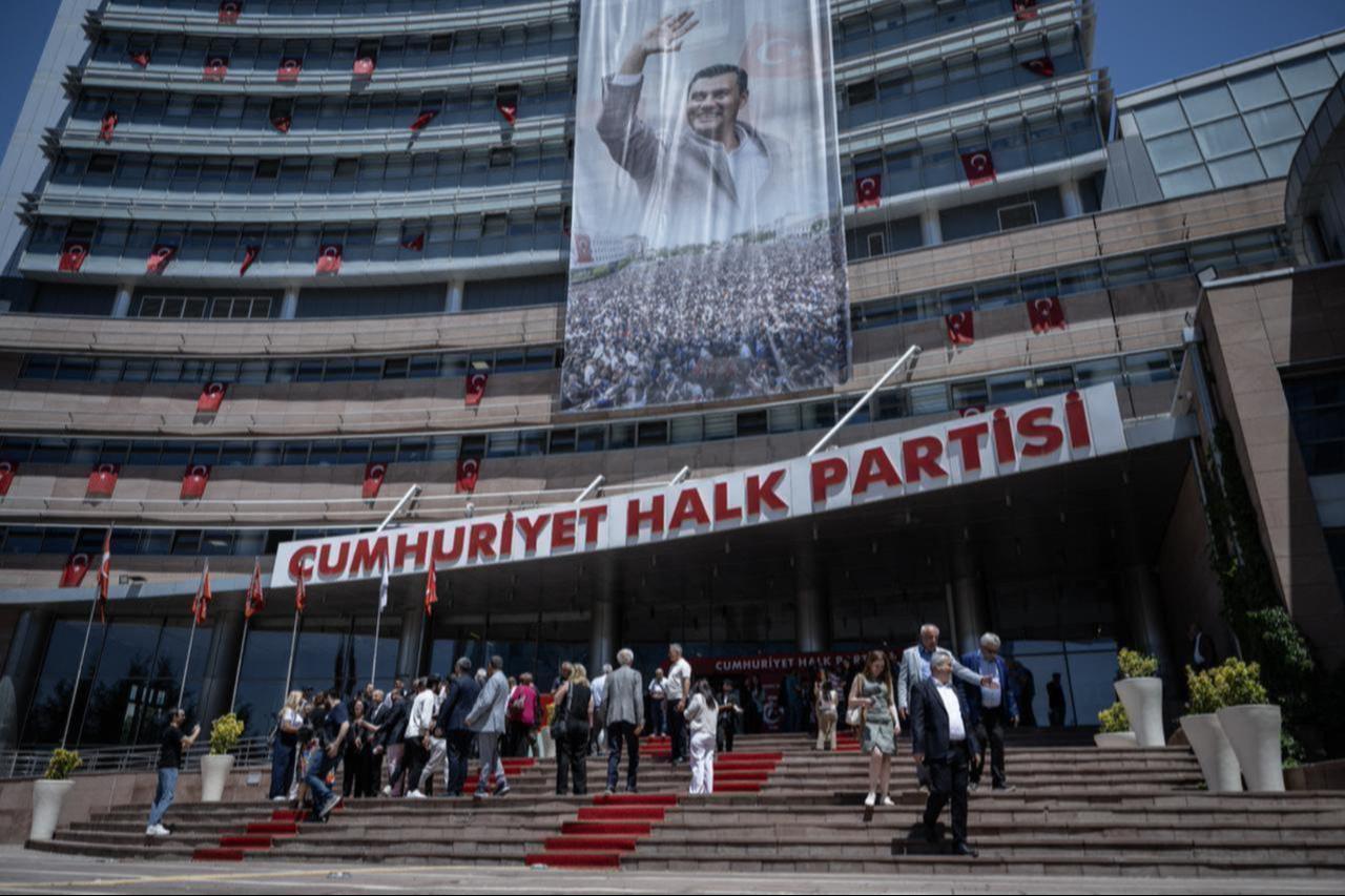 The headquarters of Türkiyes main opposition Republican Peoples Party (CHP) in Ankara, June 30, 2025. (AA Photo)