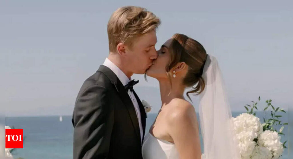 Denis Shapovalov marries tennis pro Mirjam Björklund in breathtaking Greece wedding with stunning designer dress | International Sports News Denis Shapovalov marries tennis pro Mirjam Björklund in breathtaking Greece wedding with stunning designer dress | International Sports News