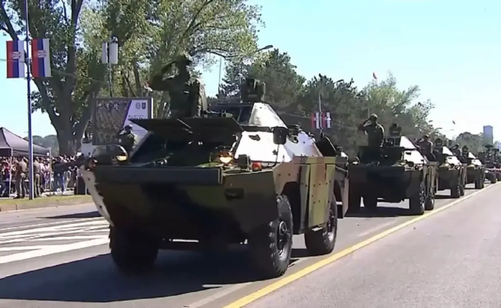 Serbia held a large-scale military parade with Russian and Chinese equipment
