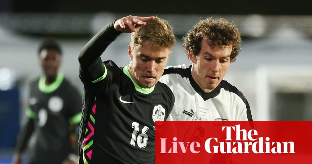New Zealand v Australia: international men’s football friendly – live | Australia
