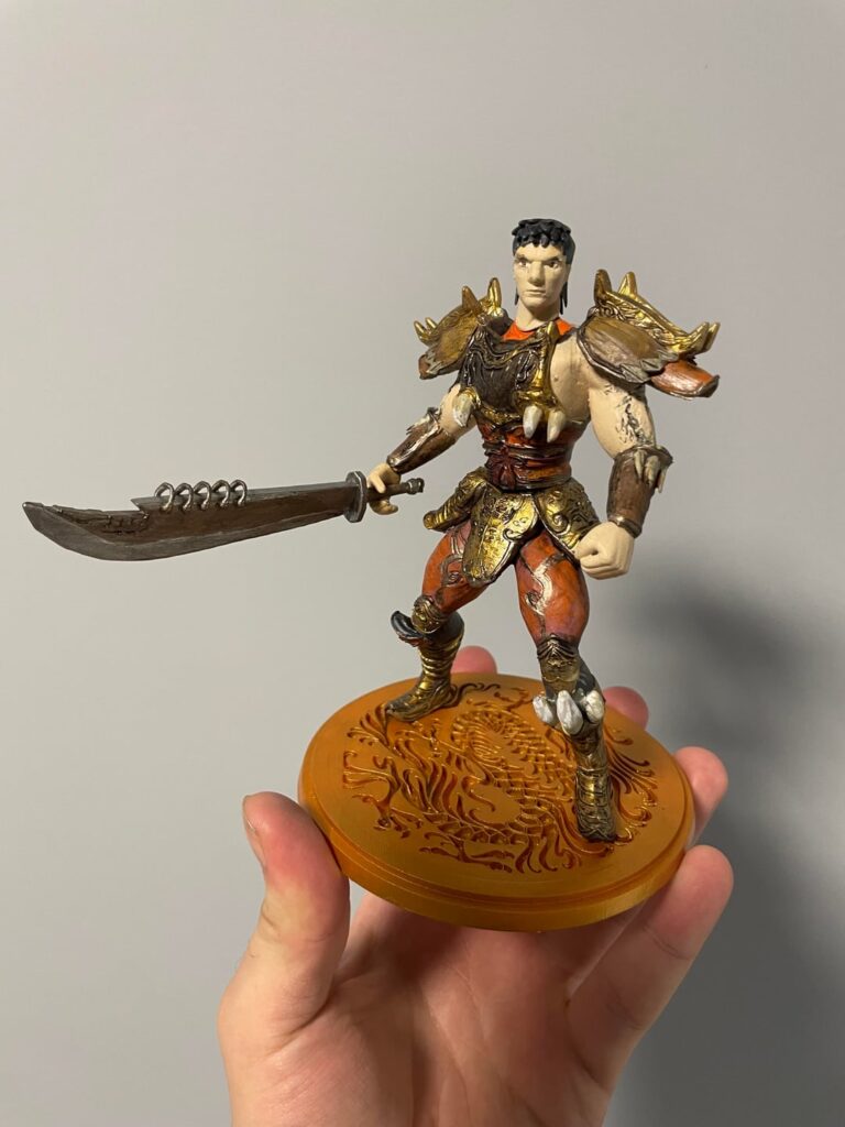 I waved a figurine from a certain popular MMO in Poland I waved a figurine from a certain popular MMO in Poland