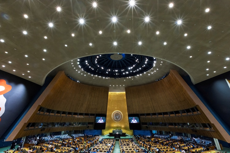 World leaders take part in the 79th annual UN General Assembly. (Photo by Reuters)
