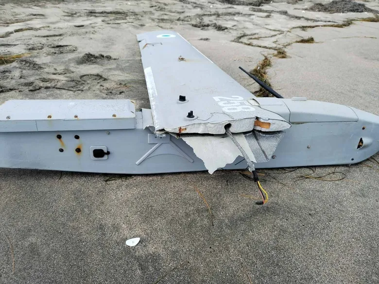 A military drone was found on the beach in Burgas, Bulgaria – photos