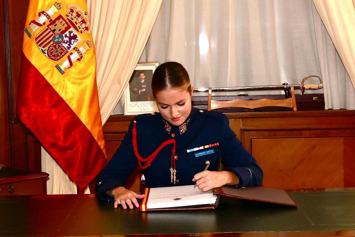 Murcia, Spain. 01st Sep, 2025. Princess Leonor of Bourbon during her admission to the Air Force Academy in San Javier, Murcia on September 1, 2025 Credit: CORDON PRESS/Alamy Live News