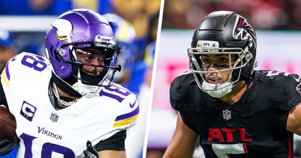 Michael Penix leads J.J. McCarthy in second quarter of Sunday Night Football