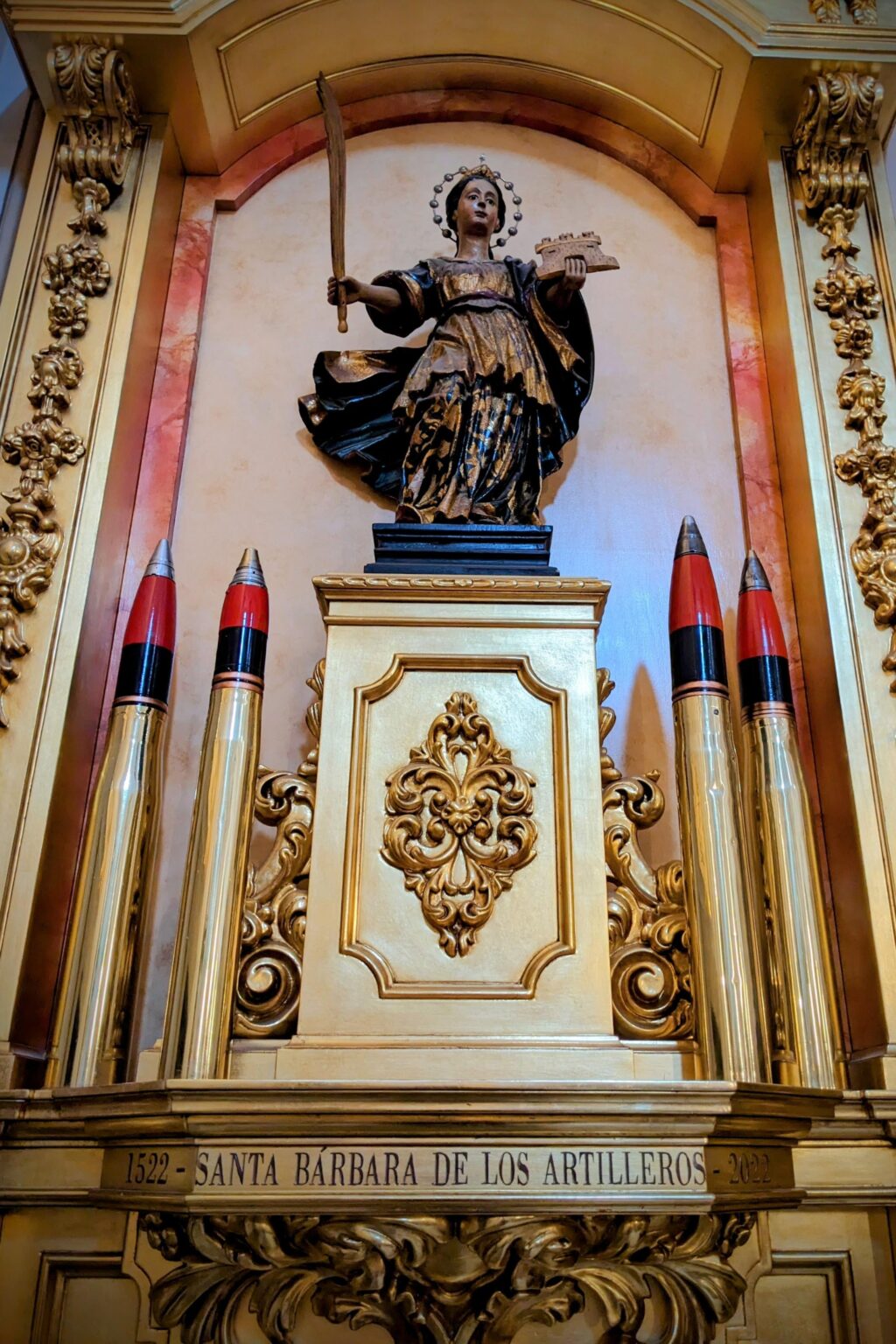 Santa Barbara of the gunners in the Cathedral Church of the Armed Forces, Madrid