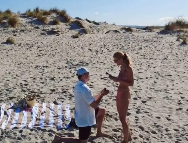 Billy Megnussen/Instagram Billy Magnussen proposes to Erica Firestone