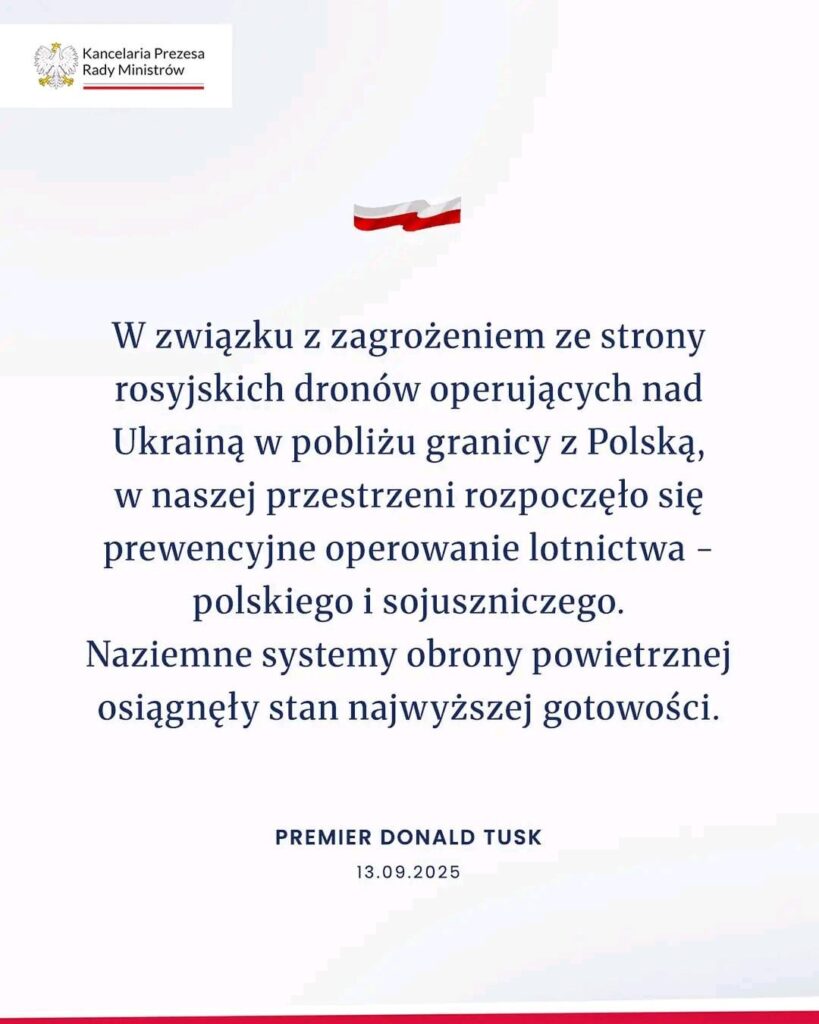 Preventive operation of military aviation began.
