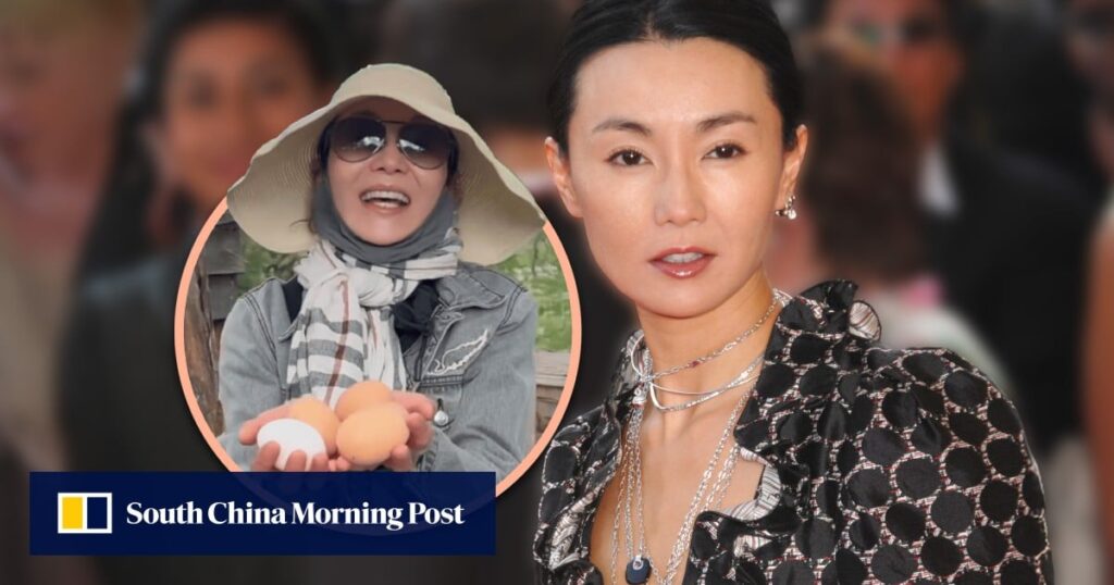 Hong Kong star Maggie Cheung praised for sharing simple life in France, thanking hens for eggs