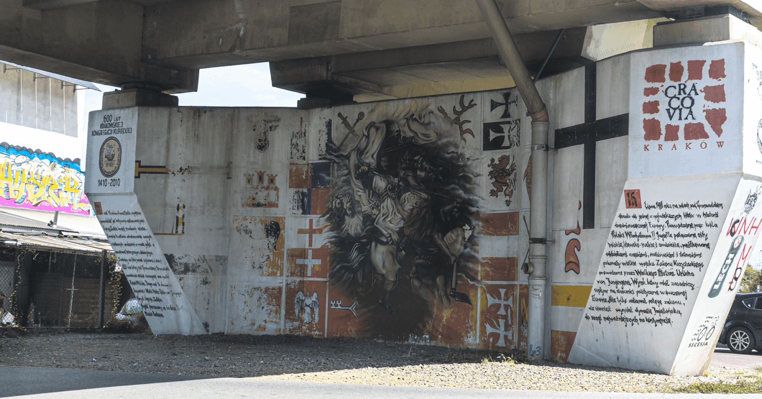 Kraków, Under the 776 Bridge on Welicka.